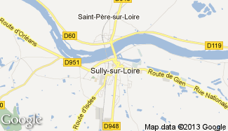 Plan de Sully-sur-Loire