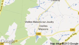 Plan de Vieilles-Maisons-sur-Joudry