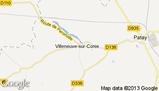 Plan de Villeneuve-sur-Conie