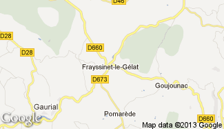 Plan de Frayssinet-le-Gélat