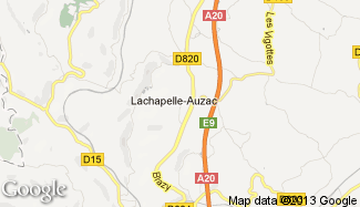 Plan de Lachapelle-Auzac