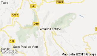 Plan de Latouille-Lentillac