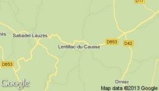 Plan de Lentillac-du-Causse