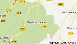 Plan de Mayrinhac-Lentour