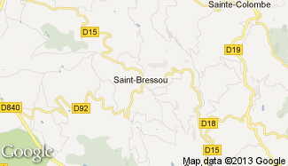 Plan de Saint-Bressou