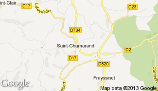 Plan de Saint-Chamarand