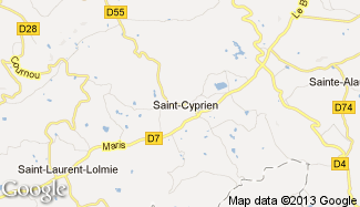 Plan de Saint-Cyprien