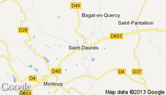 Plan de Saint-Daunès