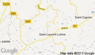 Plan de Saint-Laurent-Lolmie