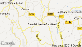Plan de Saint-Michel-de-Bannières