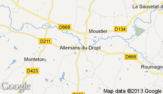 Plan de Allemans-du-Dropt