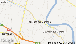 Plan de Fourques-sur-Garonne