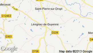 Plan de Lévignac-de-Guyenne
