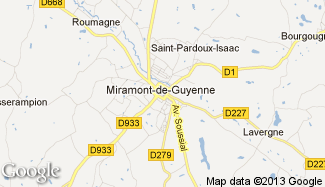 Plan de Miramont-de-Guyenne