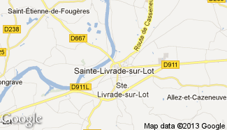 Plan de Sainte-Livrade-sur-Lot