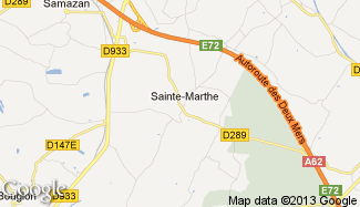 Plan de Sainte-Marthe