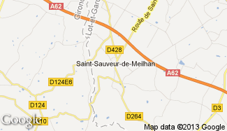 Plan de Saint-Sauveur-de-Meilhan