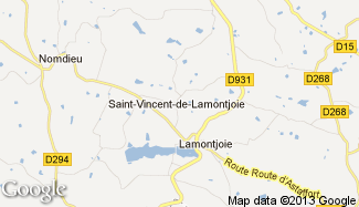 Plan de Saint-Vincent-de-Lamontjoie