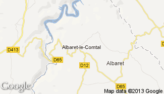 Plan de Albaret-le-Comtal
