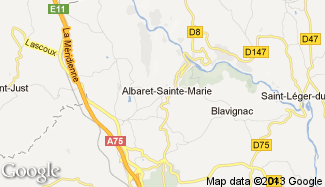 Plan de Albaret-Sainte-Marie