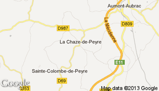 Plan de La Chaze-de-Peyre