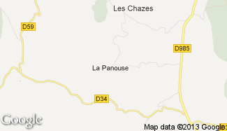 Plan de La Panouse