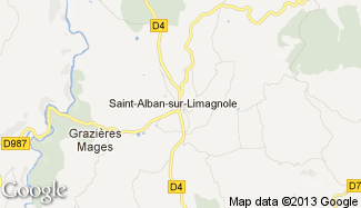 Plan de Saint-Alban-sur-Limagnole