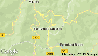 Plan de Saint-André-Capcèze