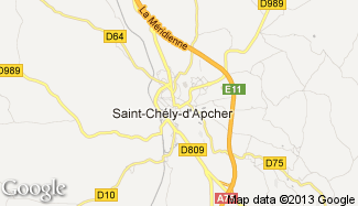 Plan de Saint-Chély-d'Apcher