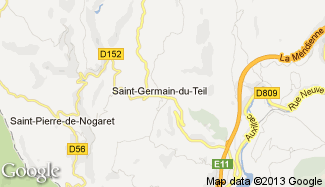 Plan de Saint-Germain-du-Teil
