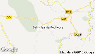 Plan de Saint-Jean-la-Fouillouse