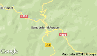 Plan de Saint-Julien-d'Arpaon