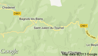 Plan de Saint-Julien-du-Tournel