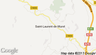 Plan de Saint-Laurent-de-Muret