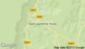 Plan de Saint-Laurent-de-Trèves