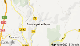 Plan de Saint-Léger-de-Peyre