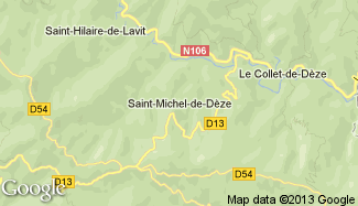 Plan de Saint-Michel-de-Dèze