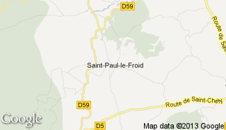 Plan de Saint-Paul-le-Froid