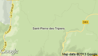 Plan de Saint-Pierre-des-Tripiers