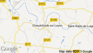 Plan de Chaudefonds-sur-Layon