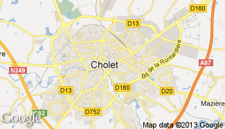 Plan de Cholet