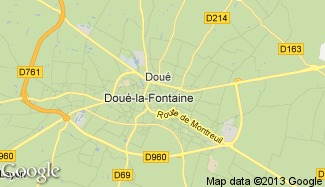 Plan de Doué-la-Fontaine