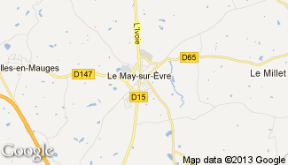 Plan de Le May-sur-Èvre