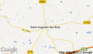 Plan de Saint-Augustin-des-Bois