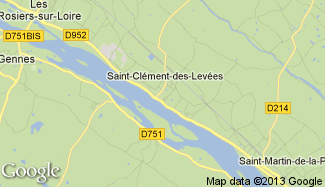 Plan de Saint-Clément-des-Levées