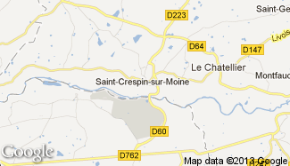 Plan de Saint-Crespin-sur-Moine