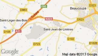 Plan de Saint-Jean-de-Linières