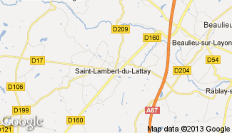Plan de Saint-Lambert-du-Lattay