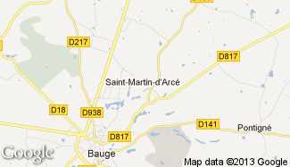 Plan de Saint-Martin-d'Arcé