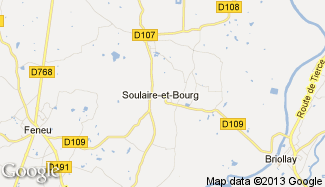 Plan de Soulaire-et-Bourg